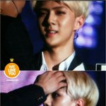 [exo] 오세훈 머리 넘겨주는 <b>박찬열</b> (설렘주의)
