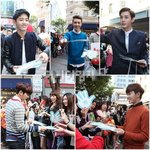 <b>명동</b> 길거리에서 헌혈홍보하는 아이돌