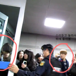 [EXO] 인천공항 엑소 <b>사생들</b>때문에 찬열 문에 박음