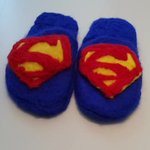 펠트로 슈퍼맨 슬리퍼 만들기~