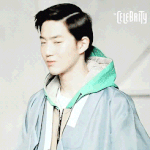 [EXO] 수호 70년대 컨셉으로 찍은 화보 움짤