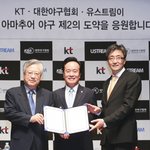 <b>kt</b> 이석채 회장 , 아마야구에 10년간 100억원 지원