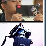 [비상대피소] 준면이 지갑 <b>프라다</b>..