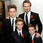 정장 갖춰 입은 베컴 <b>일가</b>