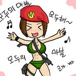 모두의마블 신<b>캐릭</b> 여군인 안나그려봤긔