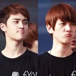 [EXO] <b>햇빛</b>에 표정이 찡글찡글