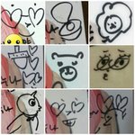 [카이] 팬싸에서 그려준 그림들.<b>jpg</b>