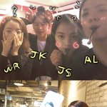 @레인보우-엠버 급만남 인증샷!! 우월 <b>민낯</b>+귀요미 포즈~~