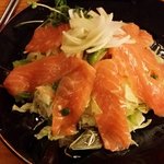 퇴근,연어샐러드에비타주,<b>사케</b>,오뎅탕+_+