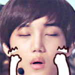 [EXO] 카이깨울때ㅋㅋㅋ.<b>gif</b>