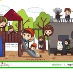 [시우민] <b>이</b> 팬<b>아트</b> 너무 귀엽자나