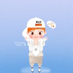 [시우민] 웅녀들을위한 그림을 그려봤어..