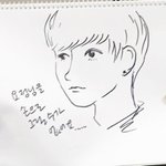 [루한] 어제 <b>오픈</b>스튜디오 팬들이 그린 루한  ㅋㅋㅋ