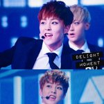 [시우민] 민석이 오늘 아이<b>라인</b> ㅠ ㅠ