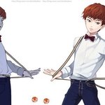 [시우민] 슈밍 멜빵 <b>팬아트</b>