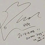 [백현] 백현이 싸인 자기가 만든거래ㅋㅋ
