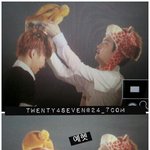 [시우민] 경수의 <b>모자</b>수여식 다른 사진ㅋㅋㅋ