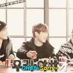 [CHEN] 애드랔ㅋㅋㅋ준면이콜라좀먹자ㅋㅋ