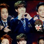 [시우민] 루한이 옆에 있는 슈밍 표정 겁나 <b>귀엽</b>ㅠㅜ