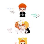 [시우민] 슈밍 모자씌우기 <b>팬아트</b>