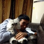 [고양이] <b>방석</b>이 되어가는 사랑이....ㅠㅠ