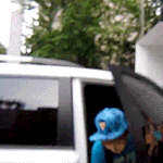 [시우민] <b>유치원</b>끝나고 엄마차타고온 민석이