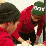 [시우민] 밥말아먹는 움짤 <b>여</b><b>깃</b>다