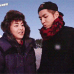 [시우민] <b>추위</b>를 잊기 위한 오징어춤 ㅋㅋㅋ