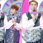 [시우민] 오늘 음중 <b>미니</b>찡이 후니 쳐다보는거ㅠ