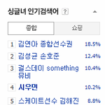[시우민] 140104 싱글<b>녀</b> 7시 시우민 <b>인기</b>검색어
