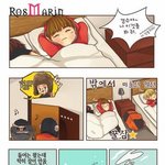 [시우민] 쇼탐6화 잠자는 밍쏘쿠 <b>팬아트</b>