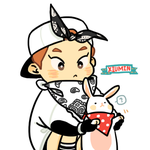 [시우민] 민석이 반다나 <b>팬아트</b>