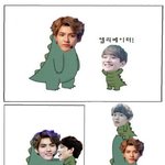 [CHEN] 제가만든 종대&amp;크리스 <b>존귀</b>합성만화 ㅠㅠㅠㅠ