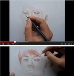 [시우민] 시우민 <b>팬아트</b>ㅜㅜㅜㅜㅜㅜㅜ - 스피드 페인팅