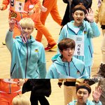 [시우민] 방금올라온 <b>따끈</b>한 아육대 새 고화질 짤 