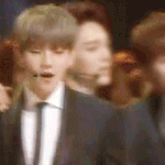 [백현] 골든디스크오프닝백현움짤