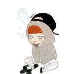 [시우민] 쇼탐에서 피곤한 민석이 팬<b>아트</b>