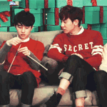 [시우민] (+<b>추가</b>)눝 메이킹 민석이 새로운 움짤이 왔쪄용