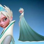 요새 엽호판에 자주 보이는 엘사 초기 컨셉 +잭 프로스트