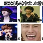 [exo] 엑소<b>요일</b>별표정_jpg