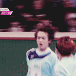 [시우민] <b>민이</b> 티비 아육대 움짤ㅋㅋㅋㅋ