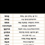 대학 과별 <b>자주</b>듣는 질문ㅋㅋㅋㅋㅋ