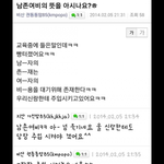 여자들의 신조어 "남존여비"