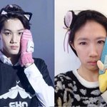 [백현] 엑소 사진 따라한 <b>중국팬</b>ㅋㅋㅋㅋㅋ