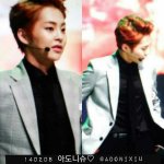 [시우민] 검정<b>셔츠</b>........................