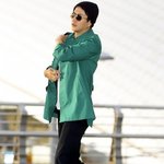 봄 돋는 권상우 공항 패션