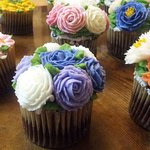 버러크륌 플라워 컵<b>케익</b>을 만들어봤어요~