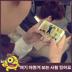 [시우민] <b>민석</b>아 좋은 건 같이 보자