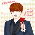 [시우민] 밍쏘기 팬아트..