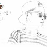 [시우민] 웅녀들! 나 종대생인데 민석이 그려봤어!